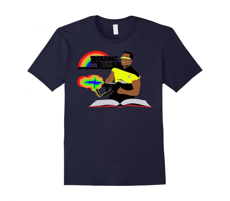 Reading Rambo T-Shirt - Star Trek Rambo Shirt