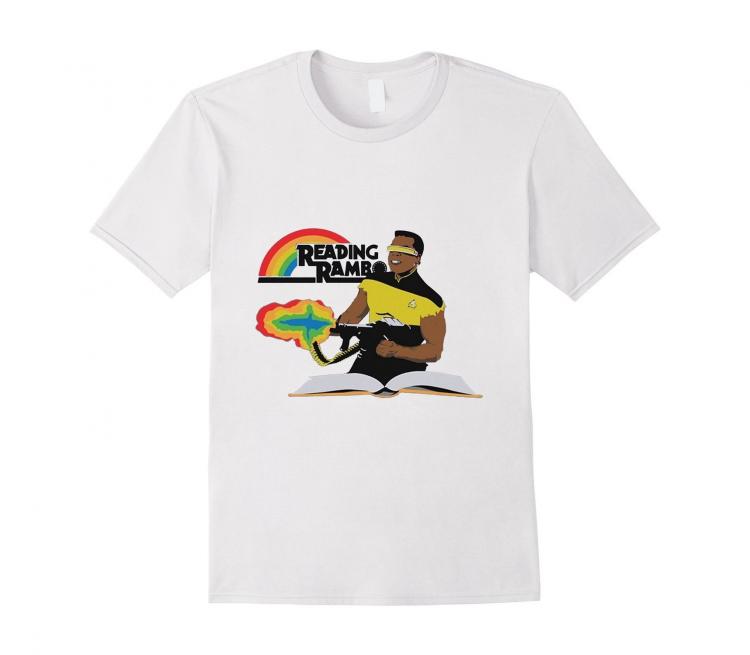Reading Rambo T-Shirt - Star Trek Rambo Shirt