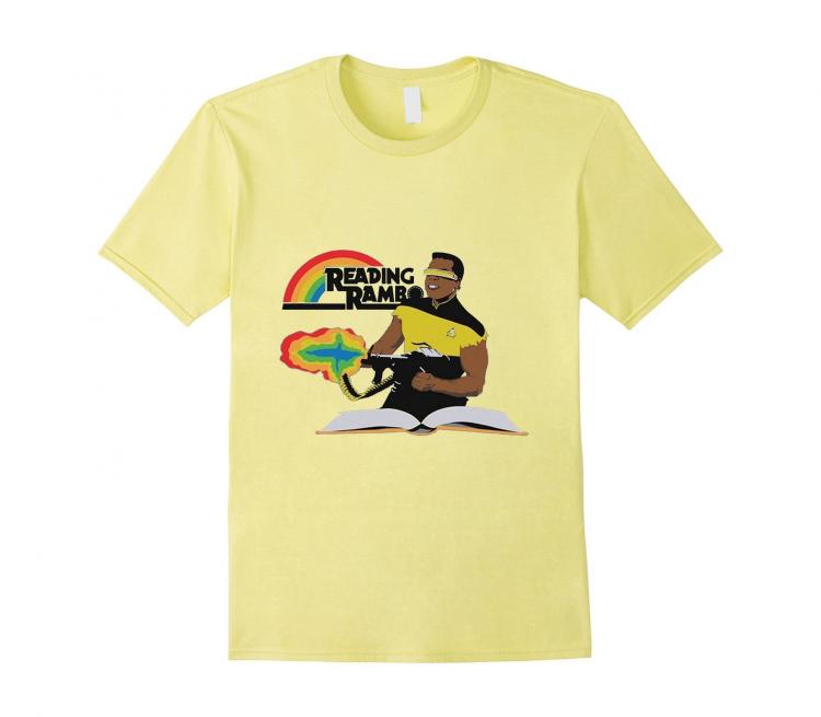 Reading Rambo T-Shirt - Star Trek Rambo Shirt