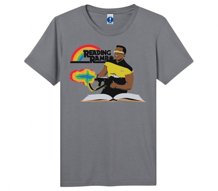 Reading Rambo T-Shirt - Star Trek Rambo Shirt