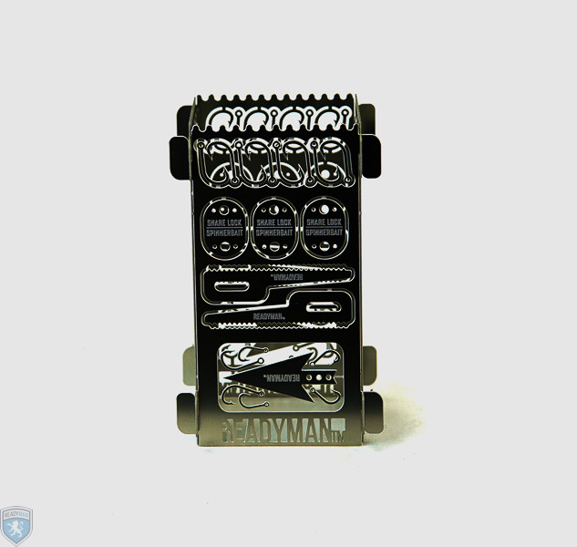 Readyman Survival Stove - Foldable metal stove filled with survival tools