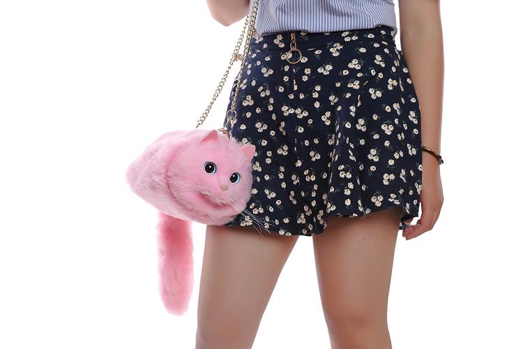 Realistic Cat Shoulder Bag - Cat Body Purse