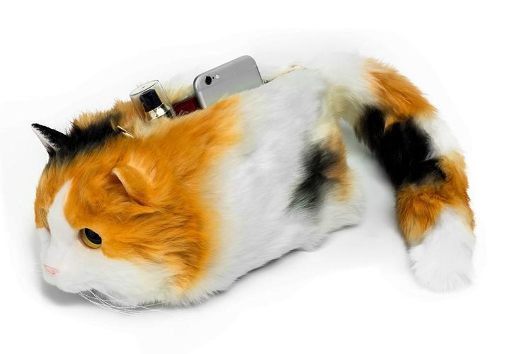 Realistic Cat Shoulder Bag - Cat Body Purse