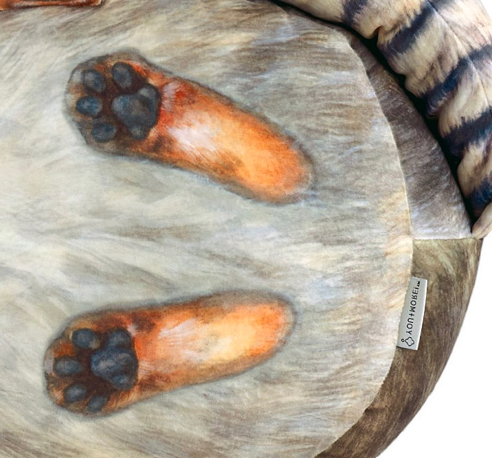 Realistic Chunky Cat Pillow Cushion