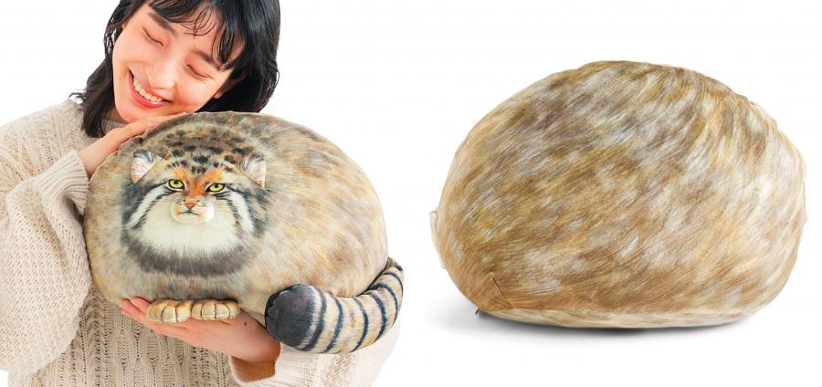 Realistic Chunky Cat Pillow Cushion