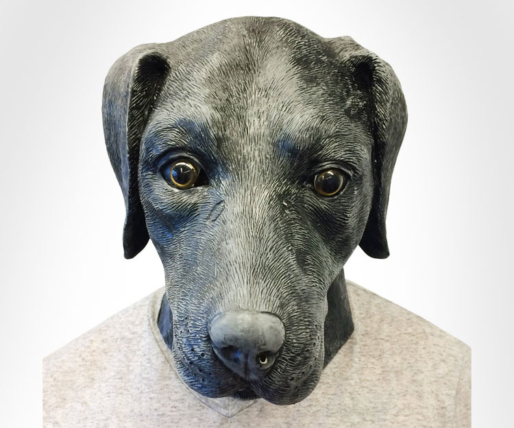 Black Lab Dog Mask