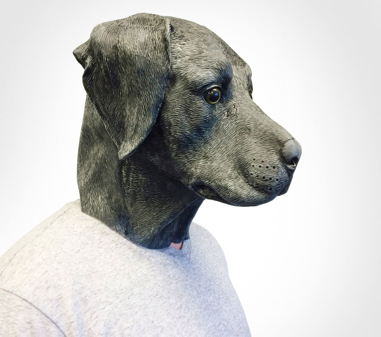 Black Lab Dog Mask
