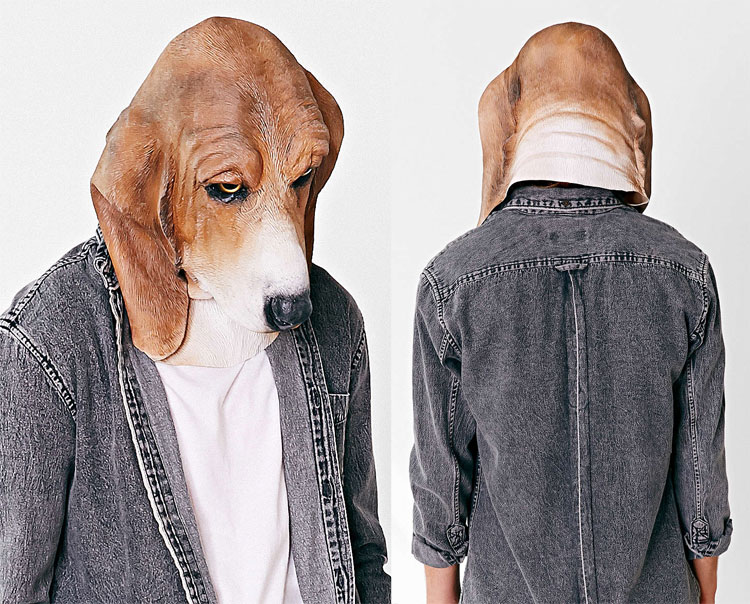 Basset Hound Dog Mask