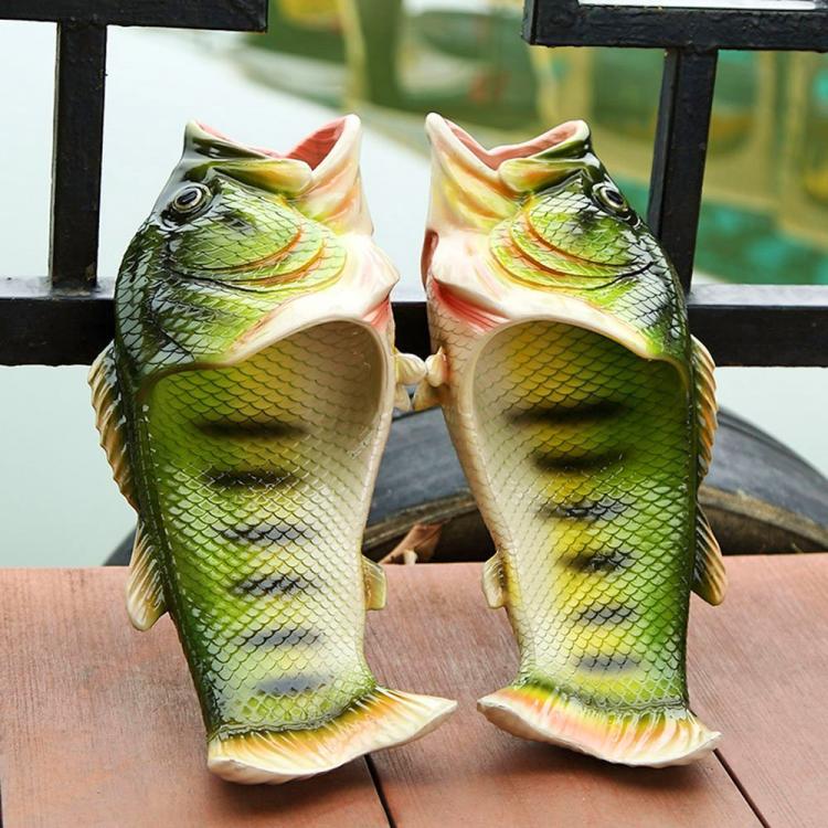 Realistic Fish Sandals - Fish shaped sandals - Fish slippers