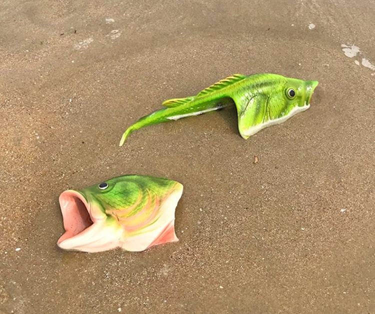 Realistic Fish Sandals - Fish shaped sandals - Fish slippers
