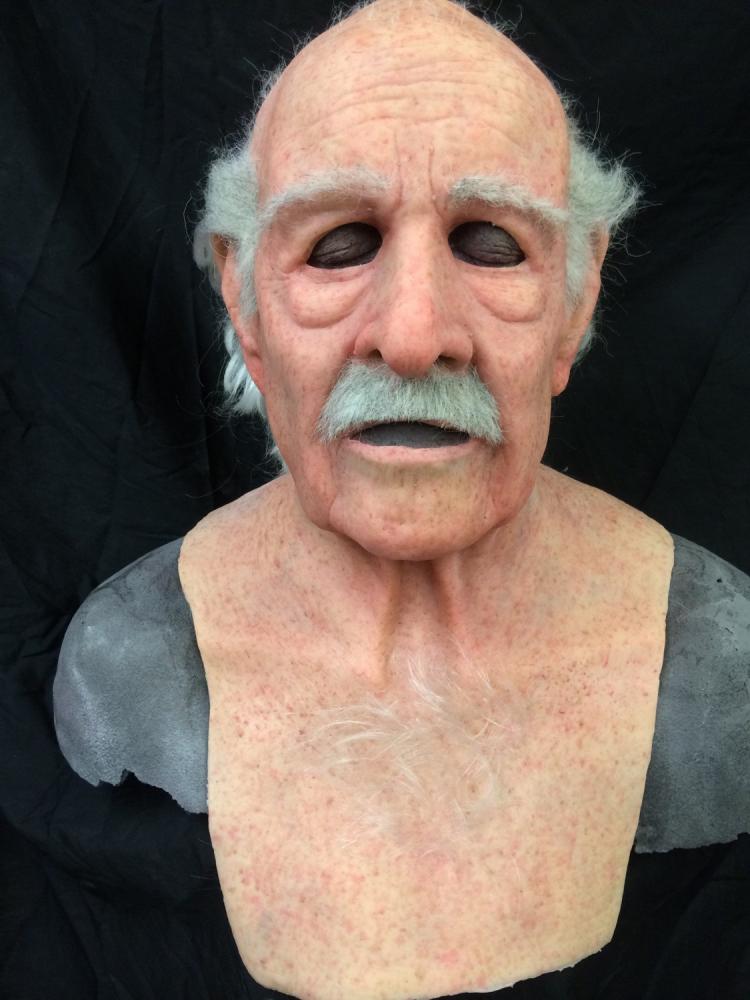 Realistic Old Man Mask