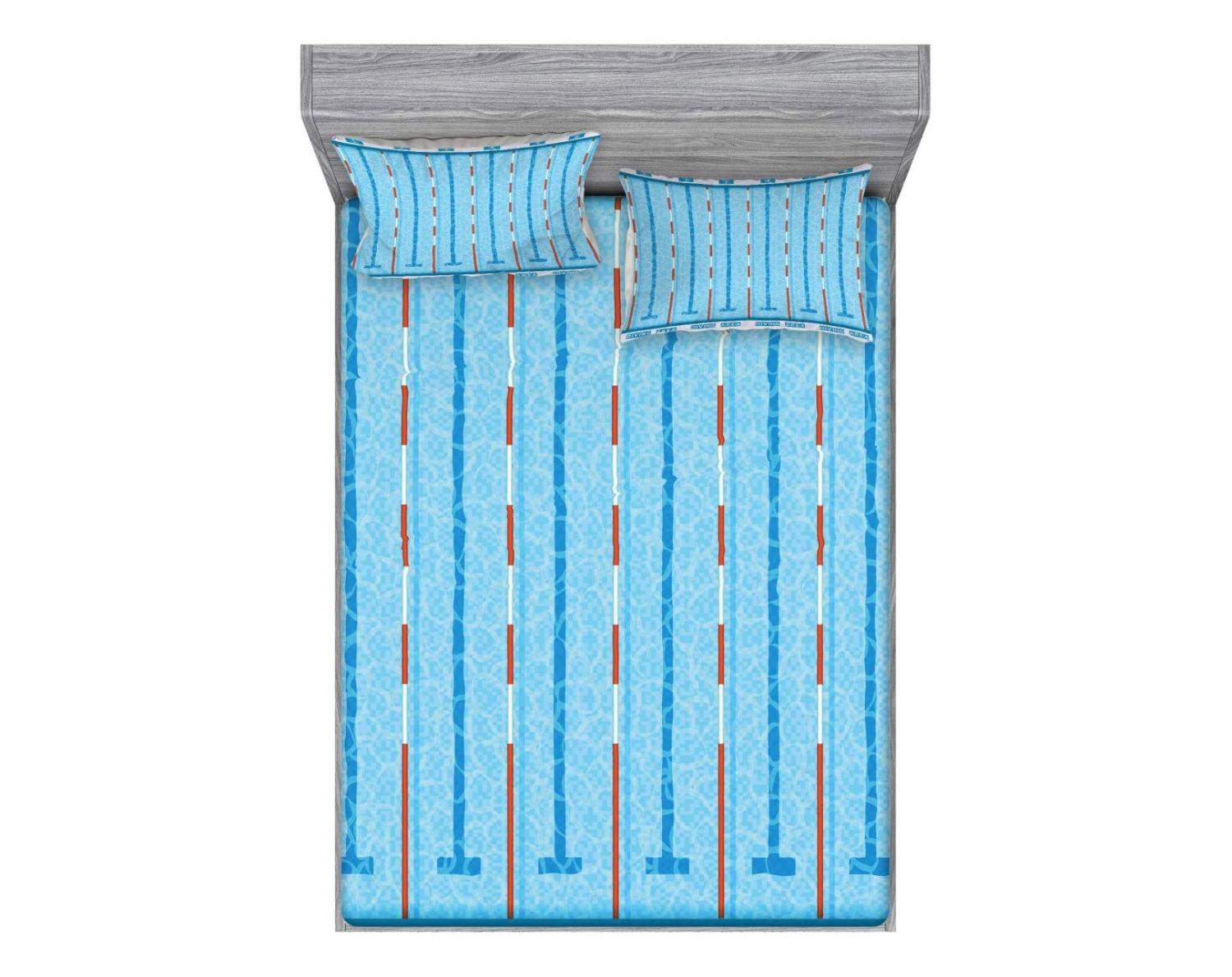 Realistic Swimming Pool Bedding - Olympic pool duvet bed set
