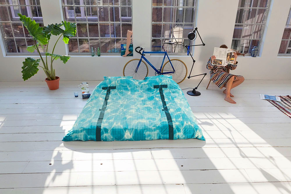 Realistic Swimming Pool Bedding - Olympic pool duvet bed set