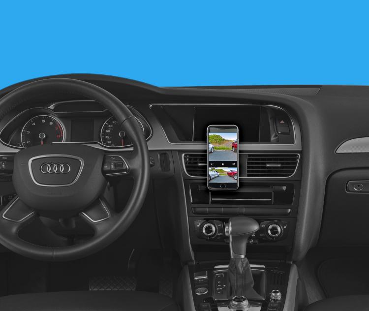 After Market Rear-View Car Camera - Smart phone rear-view camera for car