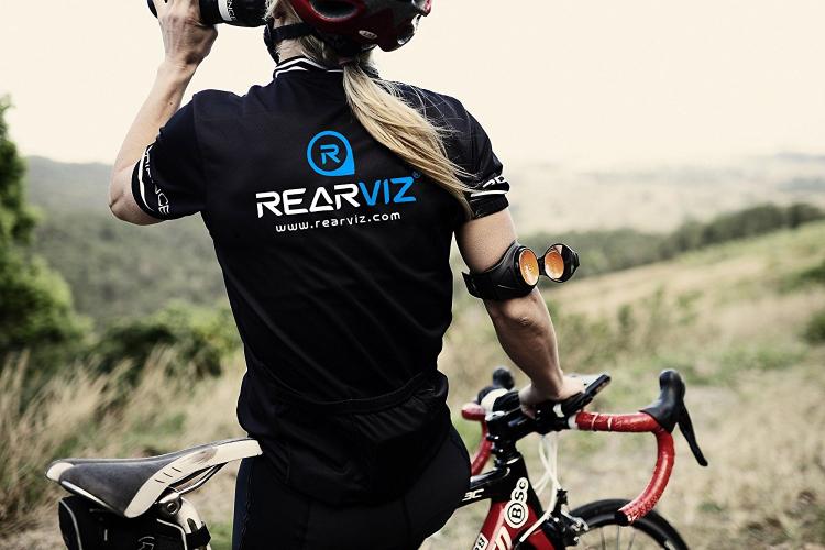 RearViz - Rear-view bicycle mirror attache to your arm - Arm mounted bike mirror