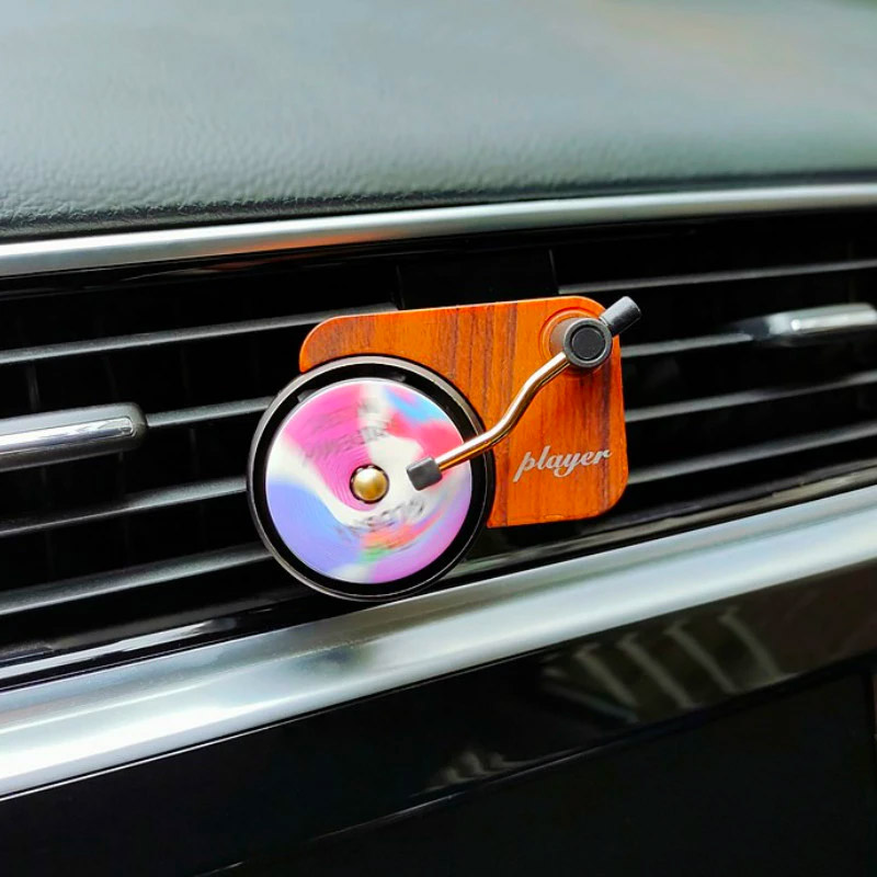 Spinning Record Player Car Air Freshener