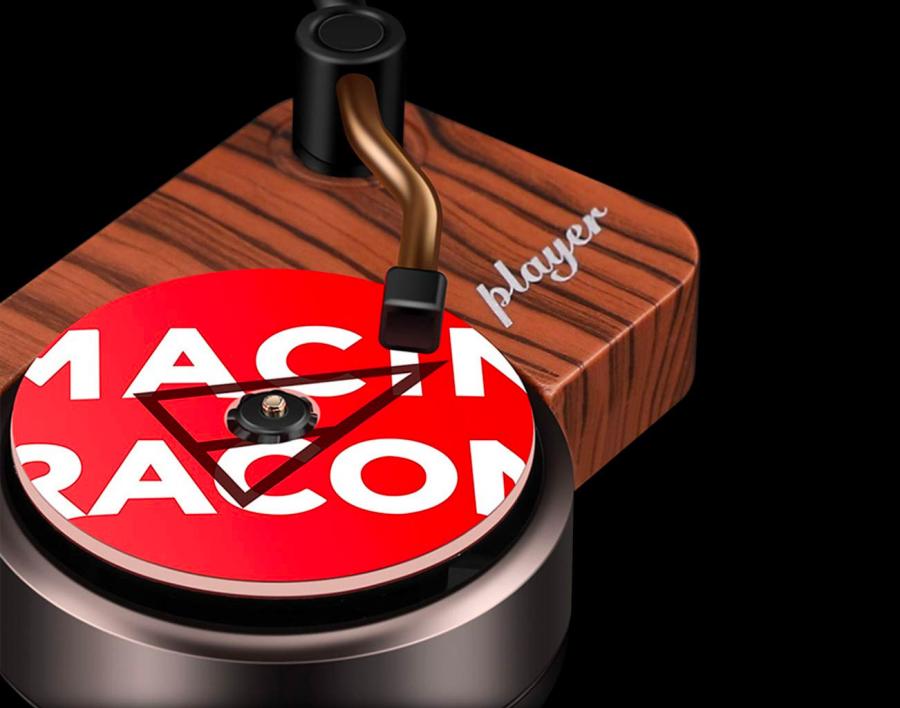 Spinning Record Player Car Air Freshener