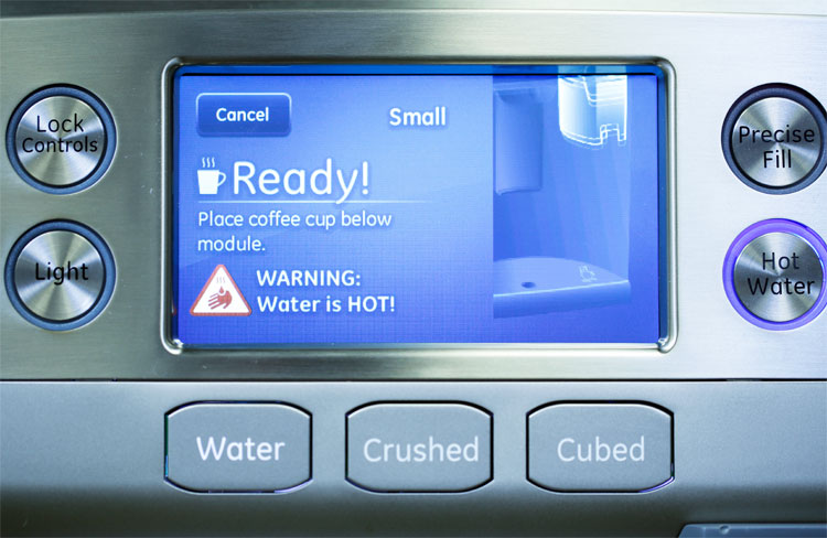 Refrigerator With Built In Keurig K-Cup Coffee System