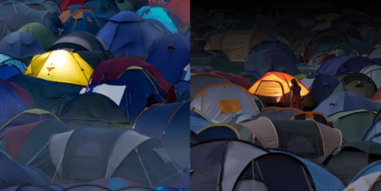 Remote Activated Tent Finder Light - Festival tent finder remote lamp