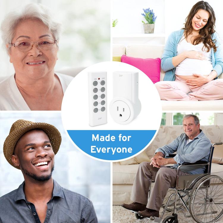 Etekcity Wireless Remote Control Electrical Outlet Switch - control your appliances and devices from anywhere with a remote