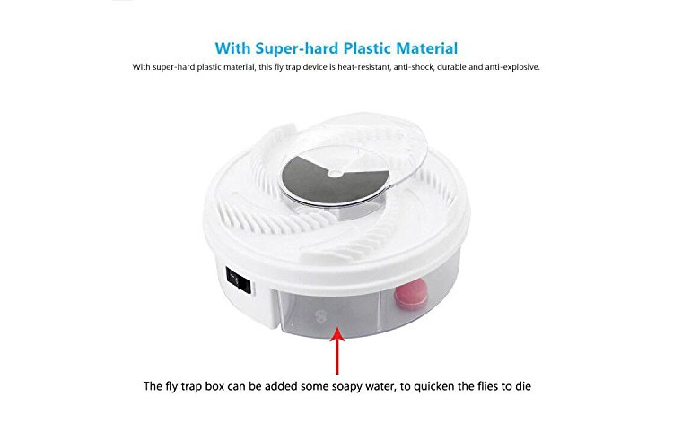 Rotating Fly Trap - Revolving Electronic Housefly trap