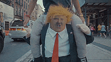 Ride-On Trump Halloween Costume - Trump Costume