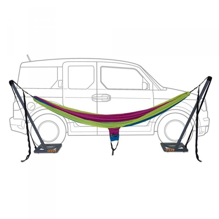 Roadie Hammock - Hammock Uses Car's Weight To Hold Up Hammock - Eagle's Nest Outfitters Car Hammock