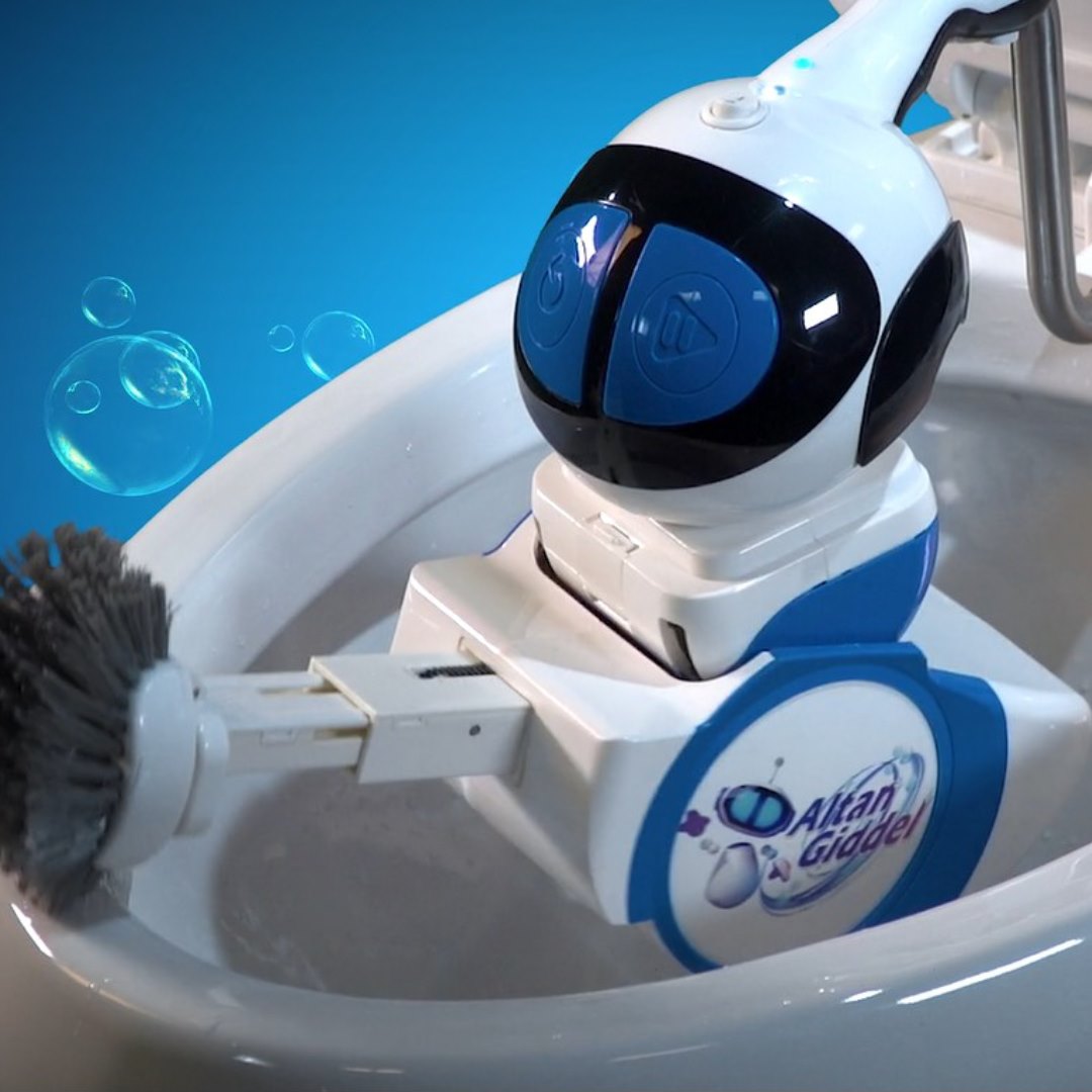 Alton Giddel Toilet Cleaning Robot