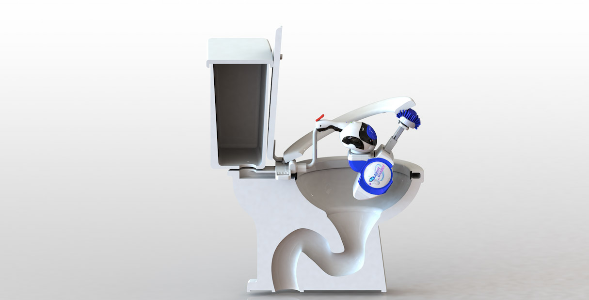 Alton Giddel Toilet Cleaning Robot