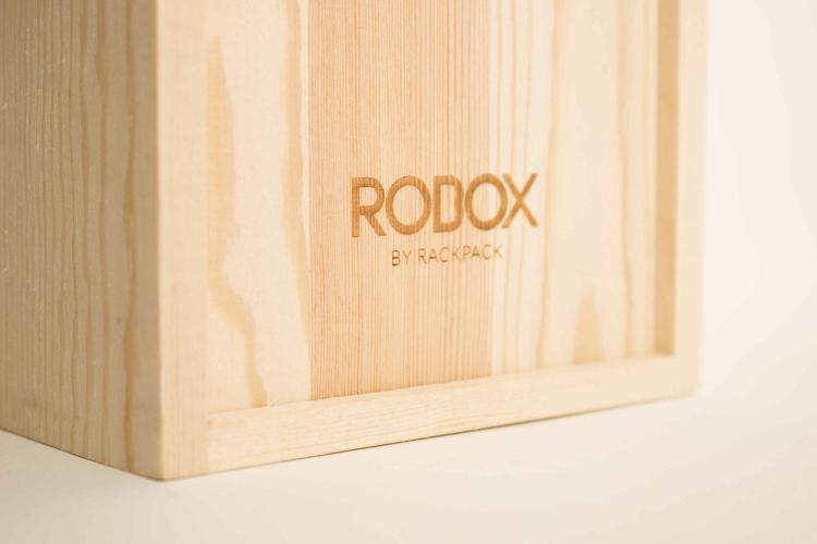 Robox Wooden Robot Wine Holder