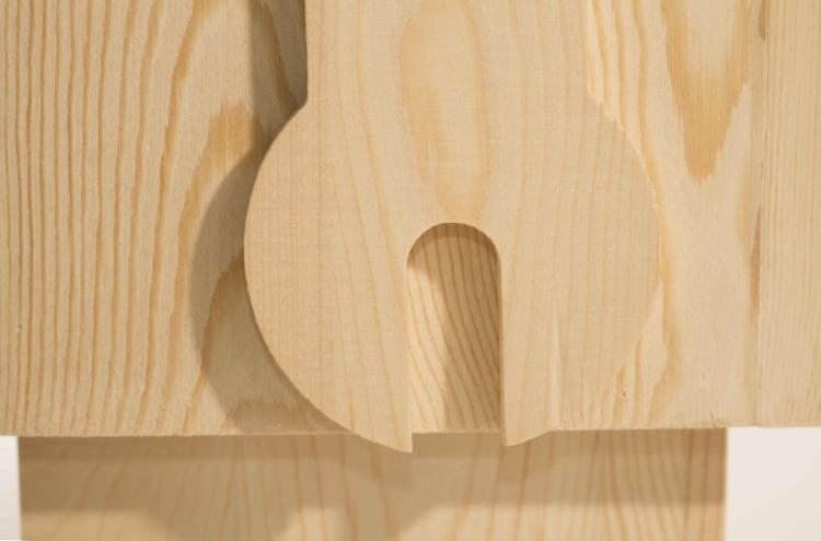 Robox Wooden Robot Wine Holder