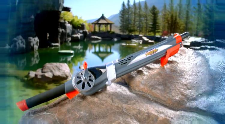Rocket Fishing Rod - Kids Launching Fishing Rod - Fishing rod shoots out bobber instead of having to cast