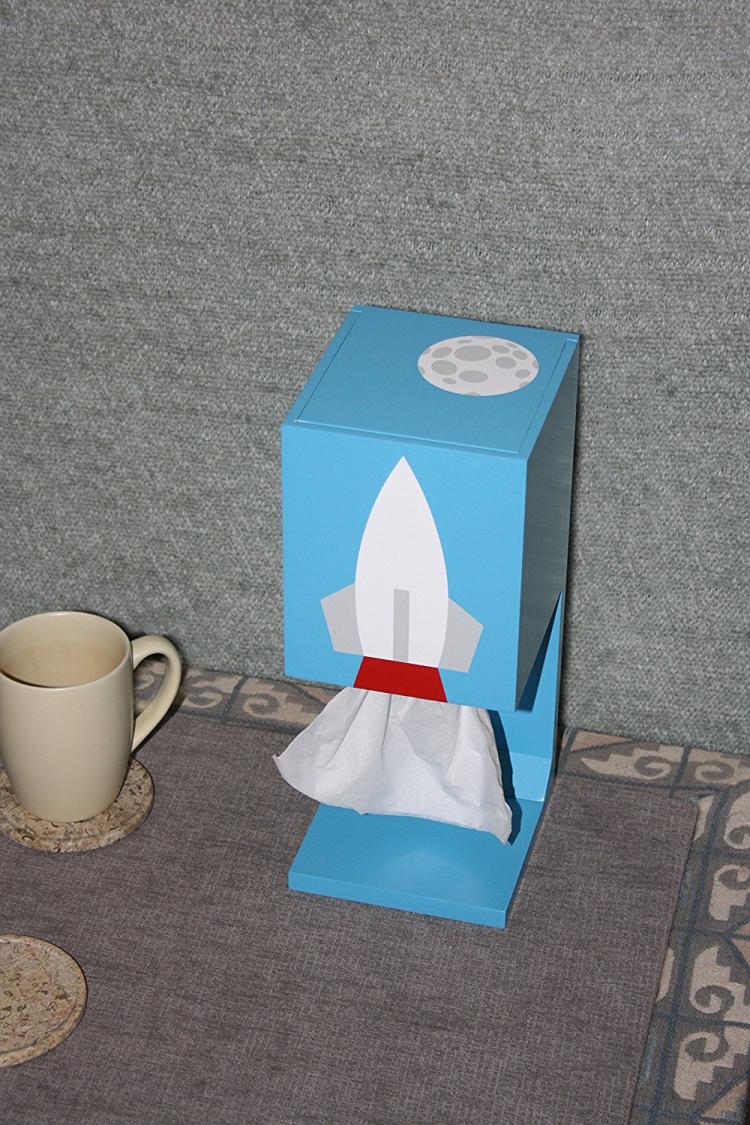 Rocket Ship Tissue Dispenser