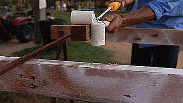 Roll-All Dual Paint Roller Helps Paint Fencing, Poles, and Corners