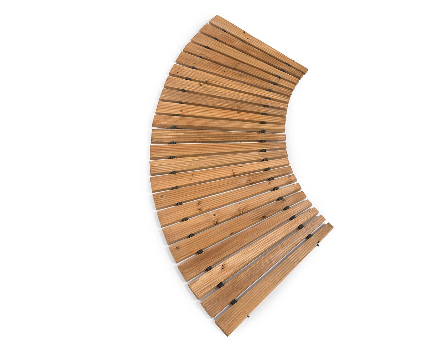 Roll-Out Wooden Walkway - Portable Roll-Out Straight Hardwood Pathway