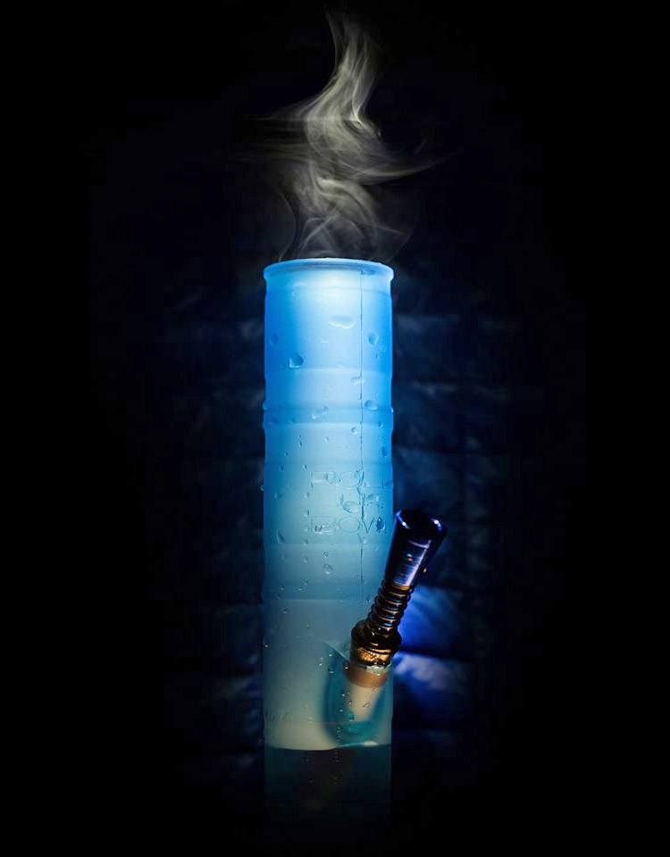 Roll-Uh-Bowl - Portable, foldable, indestructible, silicone bong
