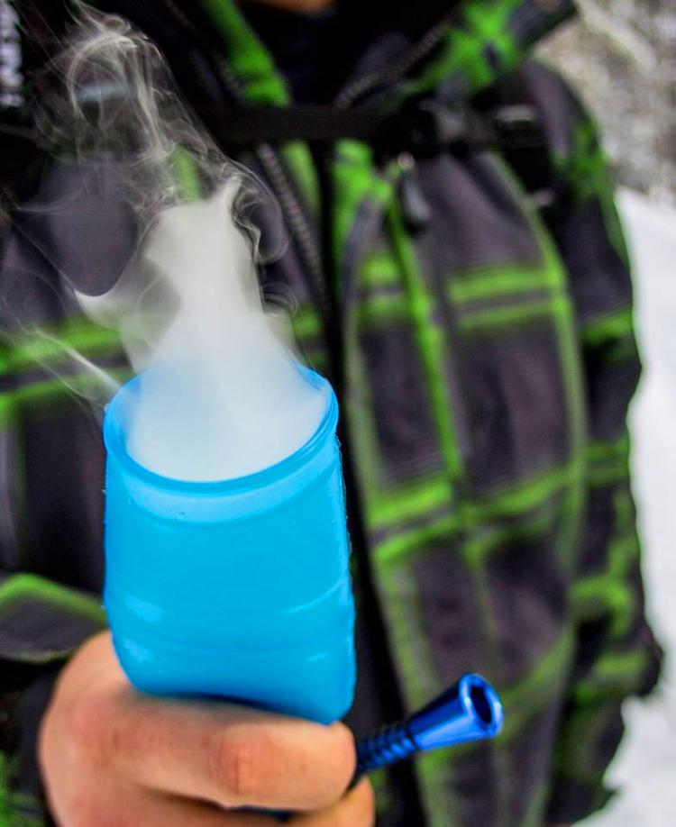 Roll-Uh-Bowl - Portable, foldable, indestructible, silicone bong