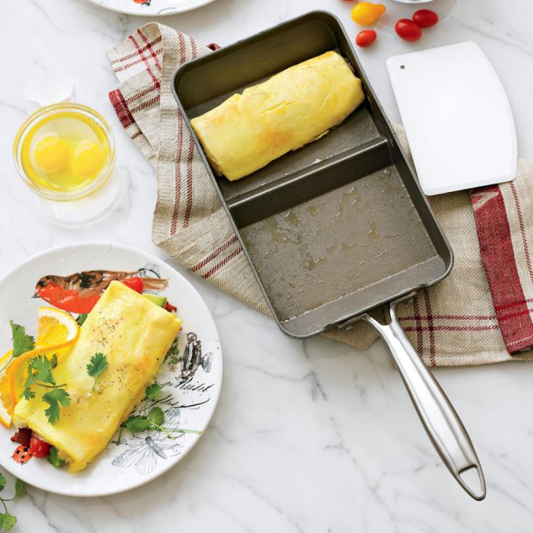Rolled Omelette Making Pan