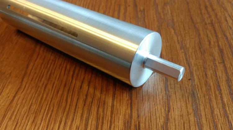 Roller Ready Paint Roller Cleaner cleans dirty paint rollers in seconds using a cordless drill - Drill bit paint roller cleaner