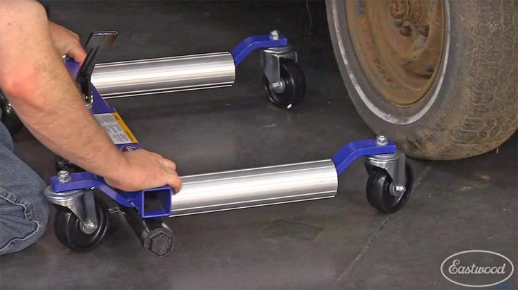 Hydraulic Car Dolly Lets You Move Your Car Around When Jacked Up - Rolling Car Jack