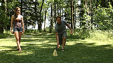 Rollors Yard Game - Rolling Wooden Discs Yard Game