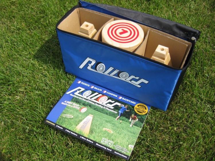Rollors Yard Game - Rolling Wooden Discs Yard Game