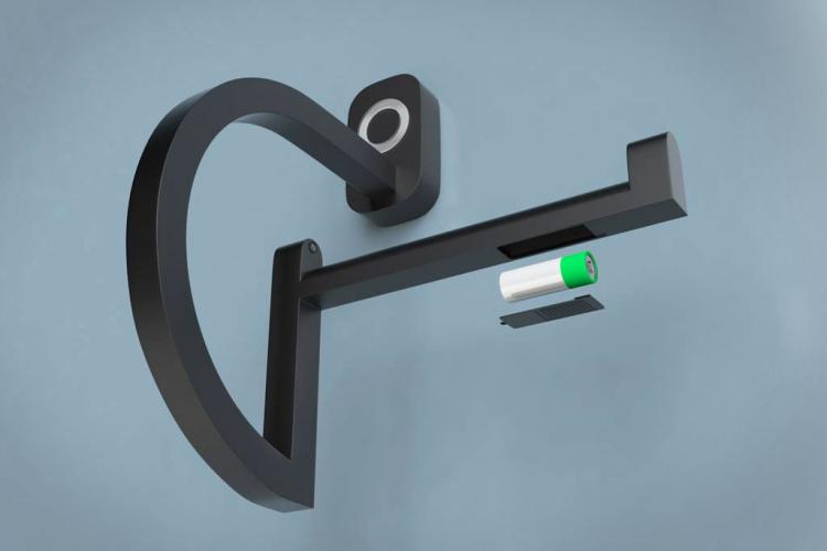 RollScout Toilet Paper Monitor - Smart toilet paper holder notifies you when running low