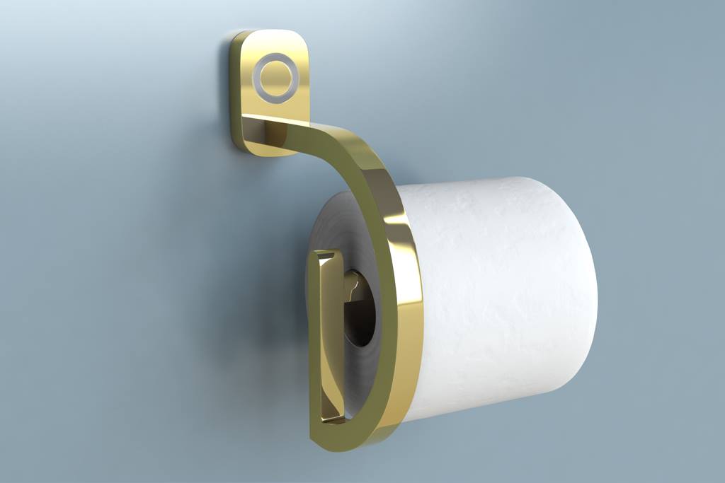 RollScout Toilet Paper Monitor - Smart toilet paper holder notifies you when running low