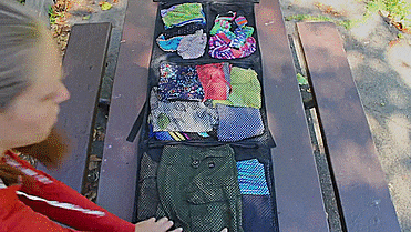 Rolo Rollable Travel Bag - GIF