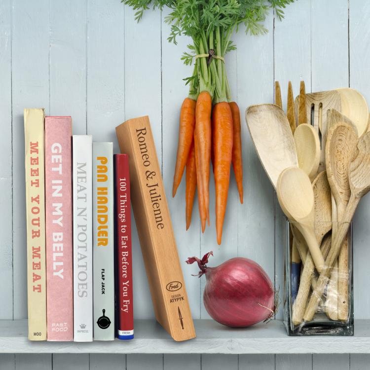 Romeo & Julienne Book Shaped Cutting Board