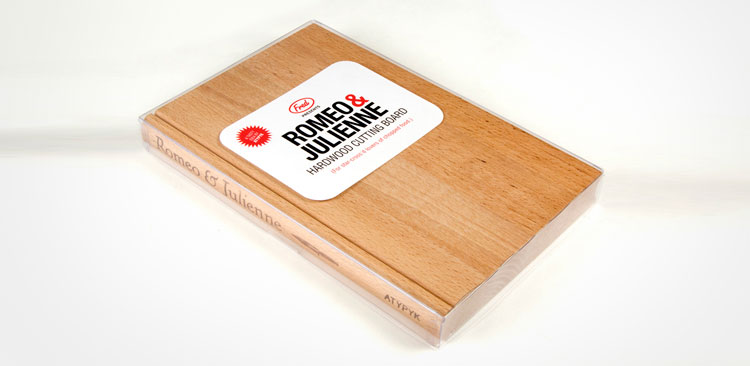 Romeo & Julienne Book Shaped Cutting Board