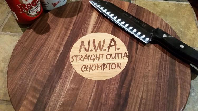 NWA Straight Outta Chompton Cutting Board