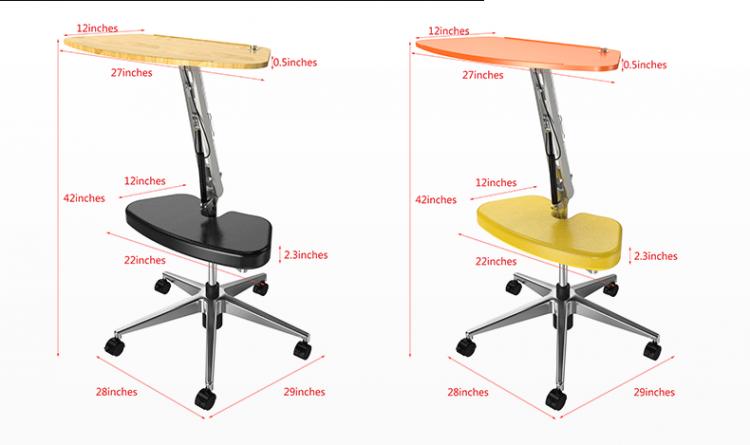 RoomyRoc Mobile Laptop Desk Lets You Lounge While You Work - Lounge/stand work desk