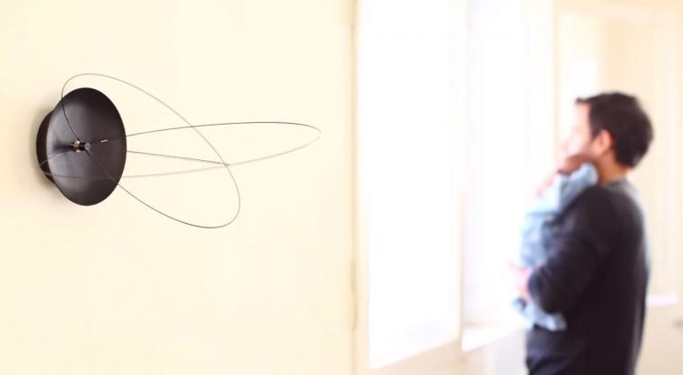 Rotating Orbits Clock